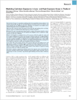 Modeling Cadmium Exposures in Low and HighExposure Areas in Thailand