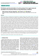 Purification and Characterization of a Serine Protease from Organic Dust and Elucidation of Its Inductive Effects on Lung Inflammatory Mediators