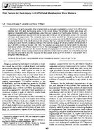 Risk Factors for Back Injury in 31076 Retail Merchandise Store Workers