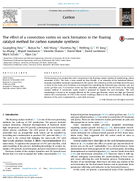 The effect of a convection vortex on sock formation in the floating catalyst method for carbon nanotube synthesis