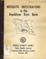 Mosquito investigations in the Republican River Basin
