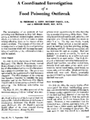 A coordinated investigation of a food poisoning outbreak