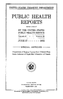 Public Health Reports  v 47 no 25  cover