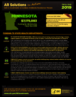 CDCs Investments to Combat Antibiotic Resistance Threats Minnesota Fiscal Year 2019