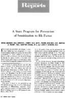 A state program for prevention of sensitization to Rh factor