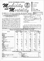 Morbidity and Mortality Weekly Report Vol 23 No 8 week ending February 23 1974