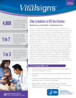 Zika in Babies in US Territories Monitoring Early Health and Development CDC Vital Signs August 7 2018