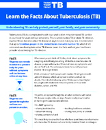 Learn the facts about tuberculosis TB