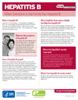 When Someone in the Family Has Hepatitis B