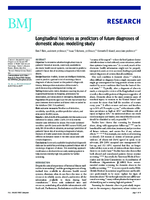 Longitudinal histories as predictors of future diagnoses of domestic abuse modelling study