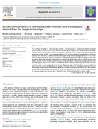Enhancement of Speech in Noise Using MultiChannel TimeVarying Gains Derived from the Temporal Envelope