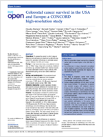 Colorectal cancer survival in the USA and Europe a CONCORD highresolution study