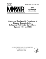 Morbidity and Mortality Weekly Report MMWR CDC Surveillance Summaries August 1997  Vol 46  No SS3