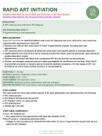 RAPID ART INITIATION