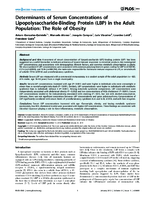 Determinants of Serum Concentrations of LipopolysaccharideBinding Protein LBP in the Adult Population The Role of Obesity