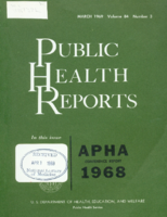 Public Health Reports  v 84  no 3  cover