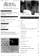 Public Health Reports  v 114 no 2  table of contents