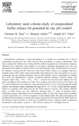 Laboratory Sand Column Study of Encapsulated Buffer Release for Potential In Situ pH Control