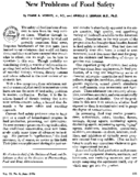 New problems of food safety