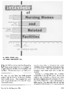 Inventory of nursing homes and related facilities
