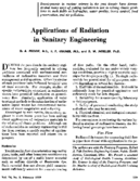 Applications of radiation in sanitary engineering