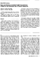 Race and ethnicity in public health surveillance criteria for the scientific use of social categories