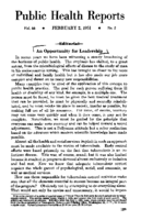 Public Health Reports  v 66 no 5 FEBRUARY 2 1951