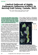 Limited Outbreak of Highly Pathogenic Influenza AH5N1 in Herring Gull Colony Canada 2022
