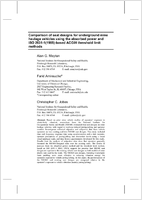 Comparison Of Seat Designs For Underground Mine Haulage Vehicles Using The Absorbed Power And  ISO 263111985Based ACGIH Threshold Limit Methods