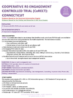 COOPERATIVE REENGAGEMENT CONTROLLED TRIAL CoRECT CONNECTICUT