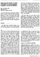 Improving the health of Indian teenagersa demonstration program in rural New Mexico