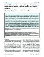 Humoral Immune Responses of Dengue Fever Patients Using EpitopeSpecific Serotype2 VirusLike Particle Antigens