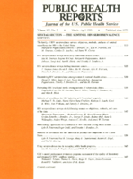 Public Health Reports  v 105  no 2  cover