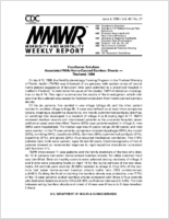 MMWR Morbidity and Mortality Weekly Report Vol 48 No 21 June 4 1999