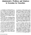 Administrative problems and solutions in screening for gonorrhea