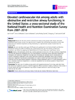 Elevated cardiovascular risk among adults with obstructive and restrictive airway functioning in the United States a crosssectional study of the National Health and Nutrition Examination Survey from 20072010