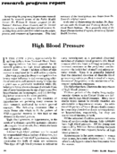 High blood pressure