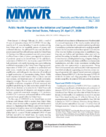 Public Health Response to the Initiation and Spread of Pandemic COVID19 in the United States February 24April 21 2020