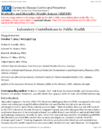 Laboratory Contributions to Public Health