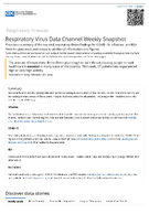 Respiratory Virus Data Channel Weekly Snapshot