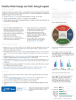 Healthy Work Design and WellBeing Program
