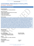 Centering Pregnancy Plus CPP
