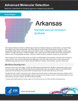 Advanced Molecular Detection National investment to advance genomic sequencing capacity Arkansas November 10 2022