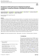 Perspectives of Mining Personnel on Adopting Occupational Exoskeletons Comparisons Between a Developed and a Developing Country