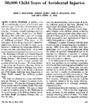 50000 childyears of accidental injuries