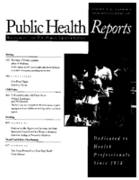 Public Health Reports  v 112 no 6  table of contents