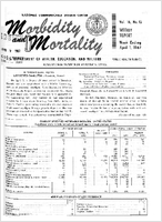 Morbidity and Mortality Weekly Report Vol 16 No 13 week ending April 1 1967