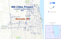 500 Cities Project Local Data for Better Health 2014 Kenosha WI