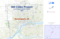 500 Cities Project Local Data for Better Health 2014 Davenport Iowa