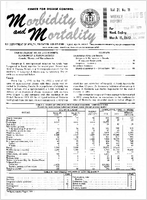 Morbidity and Mortality Weekly Report Vol 21 No 11 week ending March 18 1972
